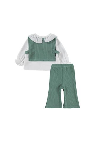 Civil Baby Bebe Yakalı 6-18 Ay Takım - Yeşil Çağla Yeşili