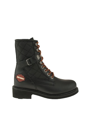 Harley Davidson New Worker Kadın Siyah Y.deri Bot-siyah Siyah