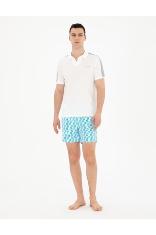 Pierre Cardin Erkek Aqua Deniz Şortu 50288231-vr007 Açık Mavi