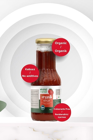 Organik Ketçap Tatlı 280 Gr