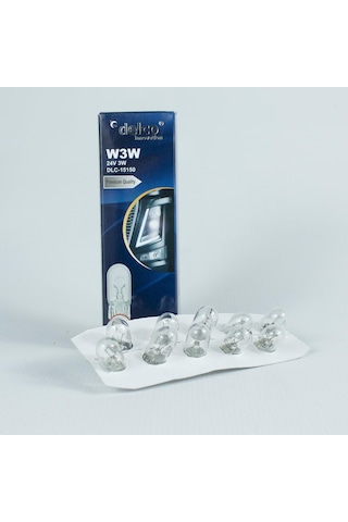 Delco U.s.a W3w Dipsiz Ampul T10 Halogen 24 Volt 10 Adet