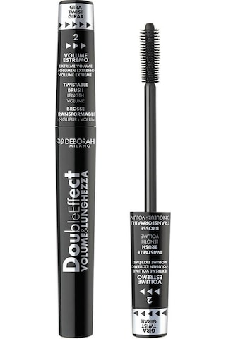 Deborah Milano Double Effect Maskara Siyah