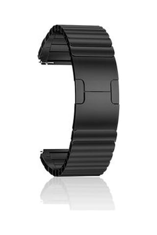 Samsung Galaxy Uyumlu Watch 46mm Krd-35 22mm Metal Kordon - Siyah