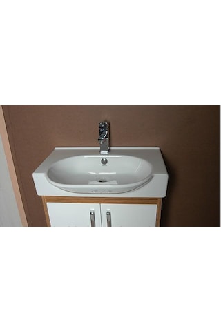 Idevit Tezgah Üstü Myra Lavabo 65CM Sifonsuz