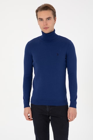 U.s. Polo Assn. Erkek İndigo Kazak /triko 50313640-vr028 Indıgo