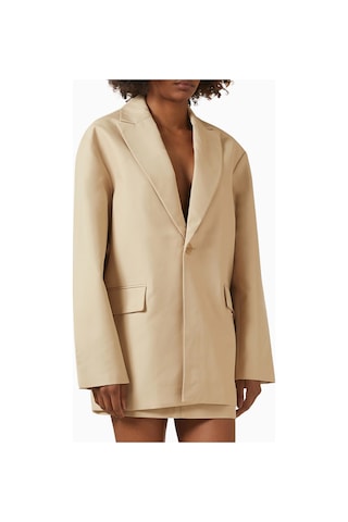 Represent Rampage Oversized Cotton Blazer, Lüks, Şık Ve Rahat Oversize Blazer Bej