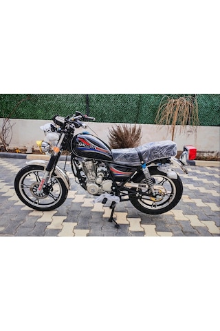 Kuba KB50-9 Chopper Motosiklet Siyah
