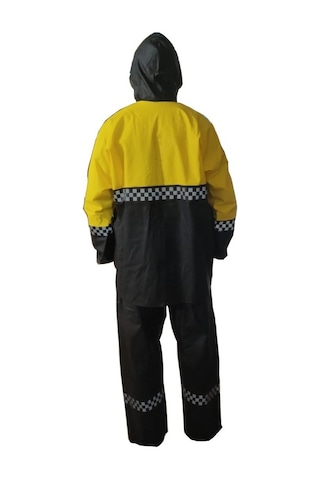 Motorcu Reflektrlü Kurye Yağmurluk Çok Renkli