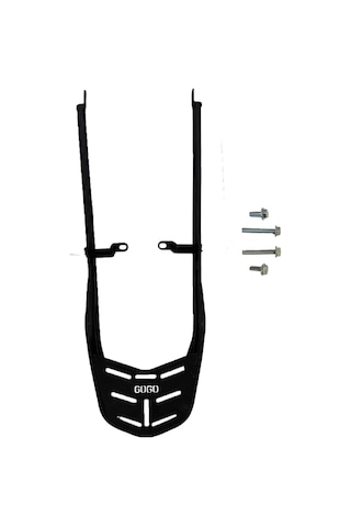 Tvs Raider 125 2023 - 2026 Uyumlu Arka Çanta Demiri Siyah