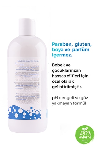 Babyton Atopik Çok Kuru Ve Hassas Ciltler İçin Saç Vücut Şampuanı 400 ML