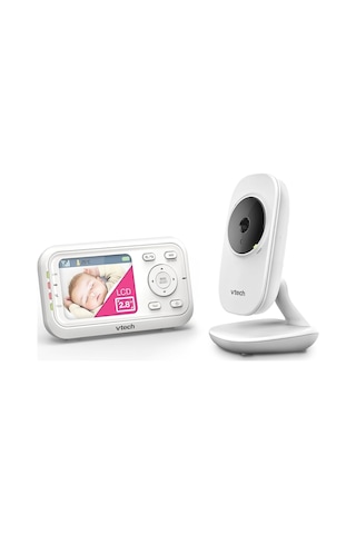 Vtech Baby Baby Monitor Vm3255, Hareketli Kamera, 2.8" Lcd Ekran, Dijital Zoom, Gece Görüşü, Iki Yönlü Iletişim Kamera Sistemi