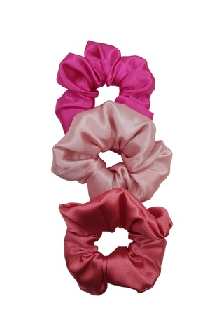 Saten Saç Tokası Scrunchie Toka 3 Adet Karışık5 Diğer