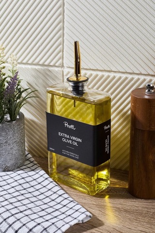 Molivet Gold Kapak 350ml Cam Yağdanlık-sosluk-sirkelik Sticker Hediyeli Altın