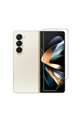 Vivo X Fold 2 Uyumlu Ön-arka Body Şeffaf Ultra Ekran Koruyucu Nano Jelatin