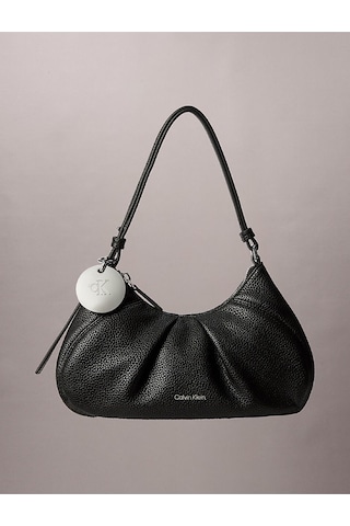 Calvin Klein Kadın Engraved Small El Çantası-15856 Siyah
