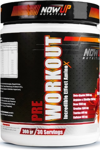 Nowup Nutrition Pre-Workout / Cherry 360 G