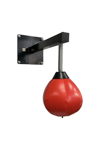 Hepitop Hız Refleks Topu Duvar Tipi Pencikbol Boks Topu Kırmızı