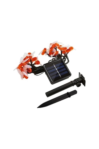 Cbtx Bahçe Aydınlatma 6.5m 30 Leds Arı Güneş Enerjili Sıcak Beyaz Açık Bahçe Dekoratif Dize Işık Peri Lambası 100ma / 1.2v Güneş Paneli
