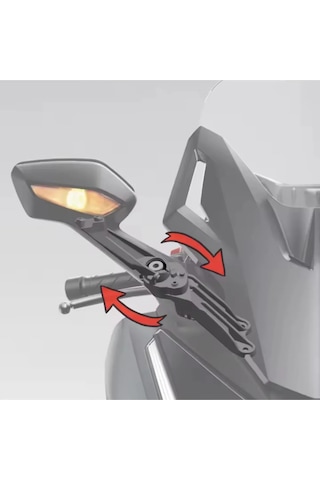 Knmaster MA1000 - Forza Otomatik Katlanır Motosiklet Aynası