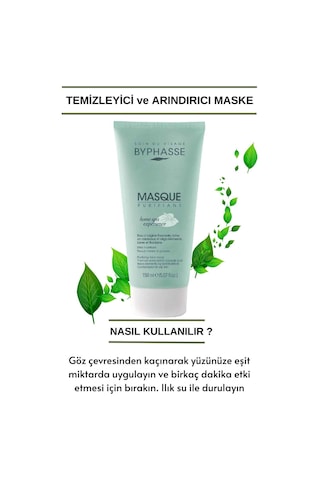 Byphasse Temizleyici Ve Arındırıcı Maske Karma Ve Yağlı Ciltler 150 ML