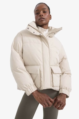 Defacto Su Geçirmez Oversize Fit Çıtçıtlı Şişme Bej Kadın Mont E9266ax/bg779 Bej