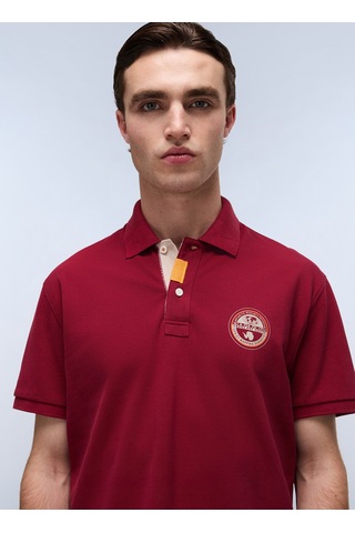 Napapijri Napapıjrı Kırmızı E-clanıs Ss Erkek T-shirt Np0a4ıd3r1e1