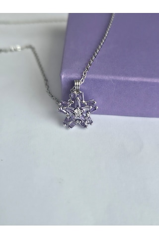 925 Ayar Kadın Gümüş Kolye 4 Gümüş