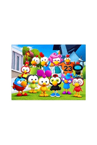 200 Parça Limon Ve Zeytin Puzzle Renkli Karakter Temalı Yüksek Baskı Kaliteli 33 X 48 Puzzle