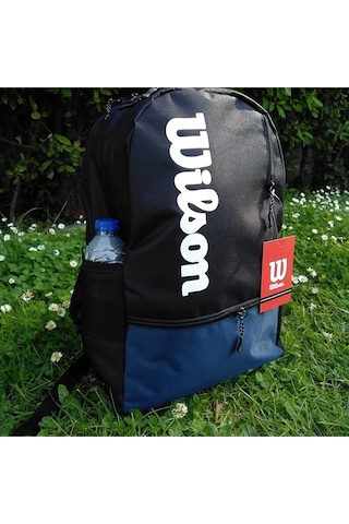 Shopiolog Wilson Lacivert Sırt Çantası Unisex Çift Gözlü Çanta Lacivert