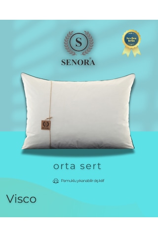 Ortopedik Orta Sert Visco Yastık Ortopedik Orta Sert Visco Yastık