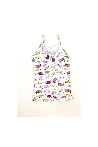 Tutku Kız Çocuk Elastan Empirme Ip Askı Atlet 6 Adet