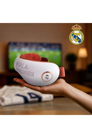 Real Madrıd I Rm Infınıty Real Madrıd'den Resmi Masaj Gözlükleri I Vibromasajlı Göz Ve Yüz Masajı I Pressoterapi I Isıtma I Entegre Hoparlörler I Resmi Real Madrıd Marşları