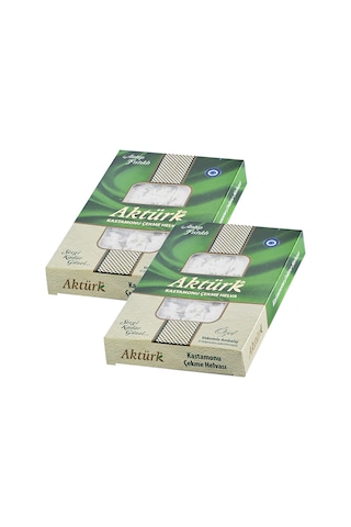 Aktürk Kastamonu Çekme Helva Antep Fıstıklı 250 Gr X 2 Adet