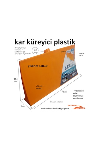 Kar Küreği Kar Küreme Aparatı Plastik Kar Temizleme Yaparlar Yol