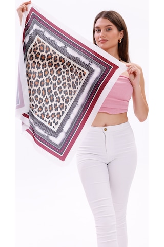 Tarzını Seç Safari Leopar Model Fular Bandana Şal Estascarf 70x70 Cm