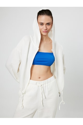 Regular Fit Kadın Bluz U.kol Beyaz