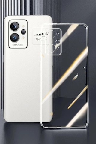 Realme Gt2 Pro 5g Uyumlu Kılıf Lüx Şeffaf Silikon