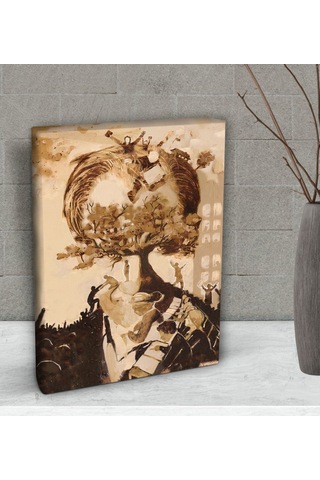 Bk Gift Atatürk Temalı Dekoratif Mini Kanvas Tablo 15X20Cm-41 (507630184)