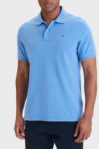 Tommy Jeans Pamuklu Regular Fit Düğmeli Polo Yaka T Shirt Erkek Polo Yaka T Shirt Dm0dm22711 C38 Mavi
