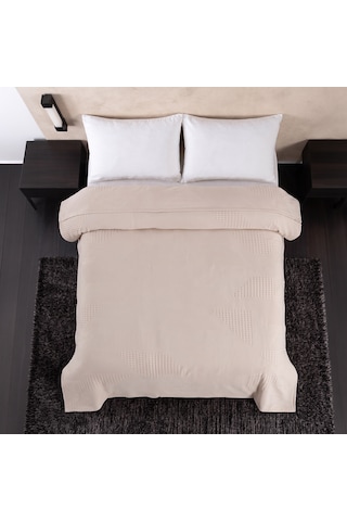 Maxstyle Spring %100 Pamuk Çift Kişilik Pike Krem 220x230 Cm Renkli