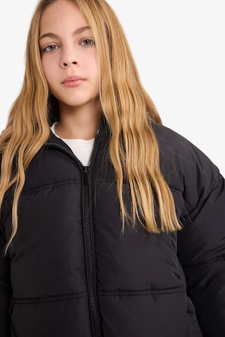 Defacto Kapüşonlu Mont Kız Çocuk F5876a826spbk27 Siyah-bk27