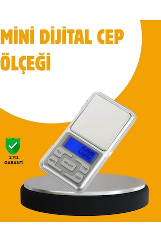Taşınabilir Dijital Cep Terazisi 5 Ölçüm Birimli Çok Renkli