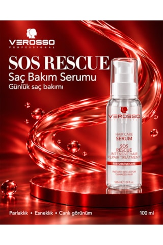 Verosso Sos Rescue Yıpranmış Saçlar İçin Saç Bakım Serumu 100 Ml
