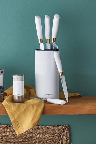 N3297 Lilyum Niş Silindir 6 Lı Bıçak Seti