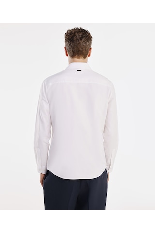 Yargıcı Regular Fit Oxford Gömlek 25yegm6002x 037 Ekru