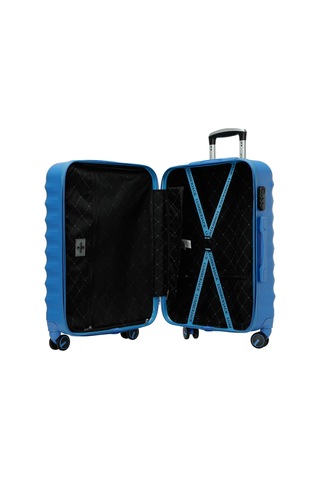 Lumberjack Newyork -b Abs 5fx Açık Mavi Unisex Büyük Boy Valiz Mavi