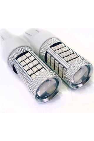 Femex Premium T20 7443 9W Led Ampul Çift Duy Kırmızı 2835 Chip Me