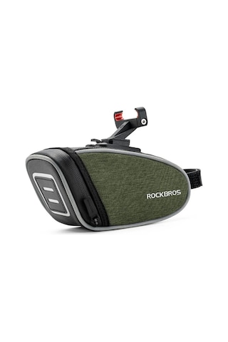 Rockbros C52-1 0.45l Bisiklet Sele Direği Arka Depolama Kılıfı Bisiklet Sele Çantası Braket Tipi 001