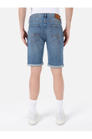Colin's Colins Normal Kesim Düşük Bel Düz Paça Erkek Jean Şort Cl1068547 Cl1068547 Q1.V1 Dn05019 Mavi
