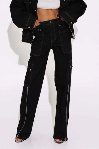 American Rag Cie Edwards Jeans: %100 Pamuk Yüksek Bel Boot Fit Kot Pantolon Siyah
